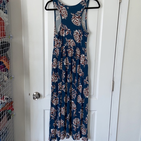 Matilda Jane Along the Beach maxi dress matching family S blue bin - Picture 5 of 9